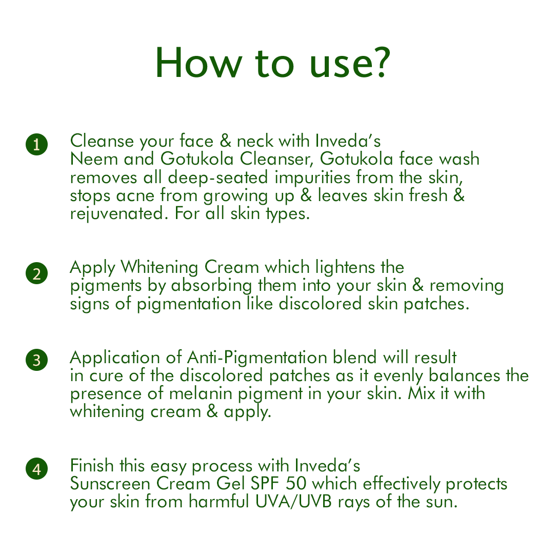 Inveda simple Anti Pigmentation Skin Care Kit