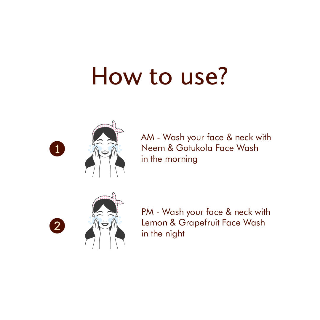 Inveda simple AM-PM Anti Acne Face Wash Regimen