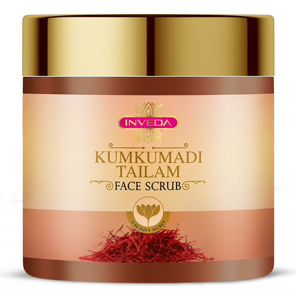 Inveda simple Kumkumadi Tailam Face Scrub | Prevents 9 Skin Problems