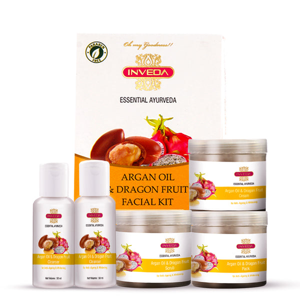 Argan Oil & Dragon Fruit Facial Kit | Anti Ageing & Whitening