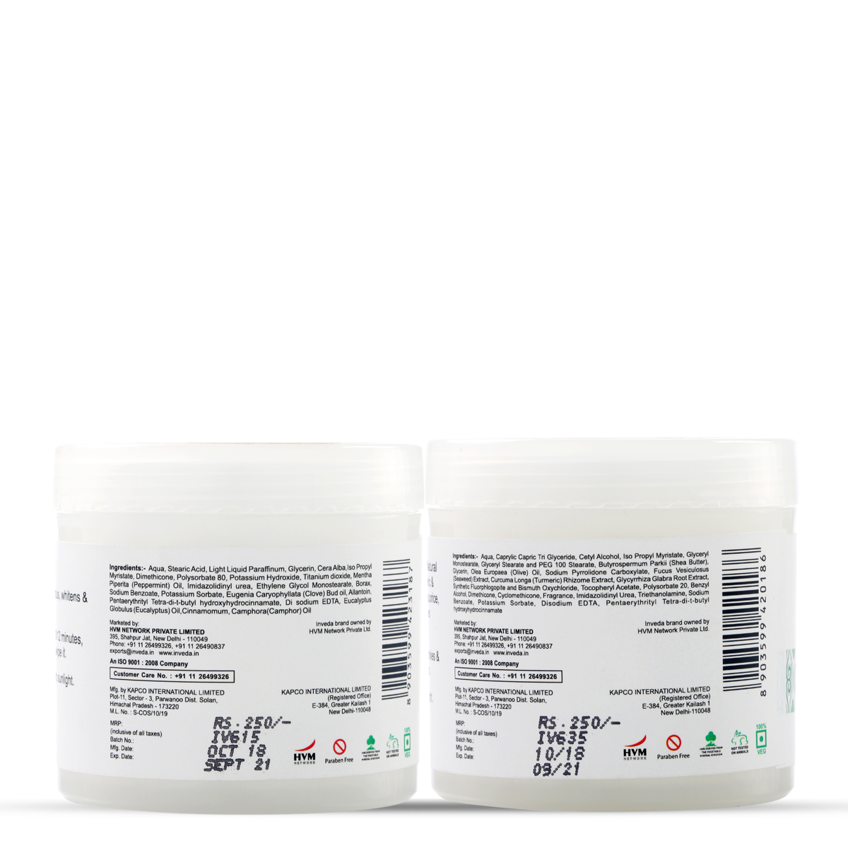 Inveda simple Bio White Body Whitening Kit