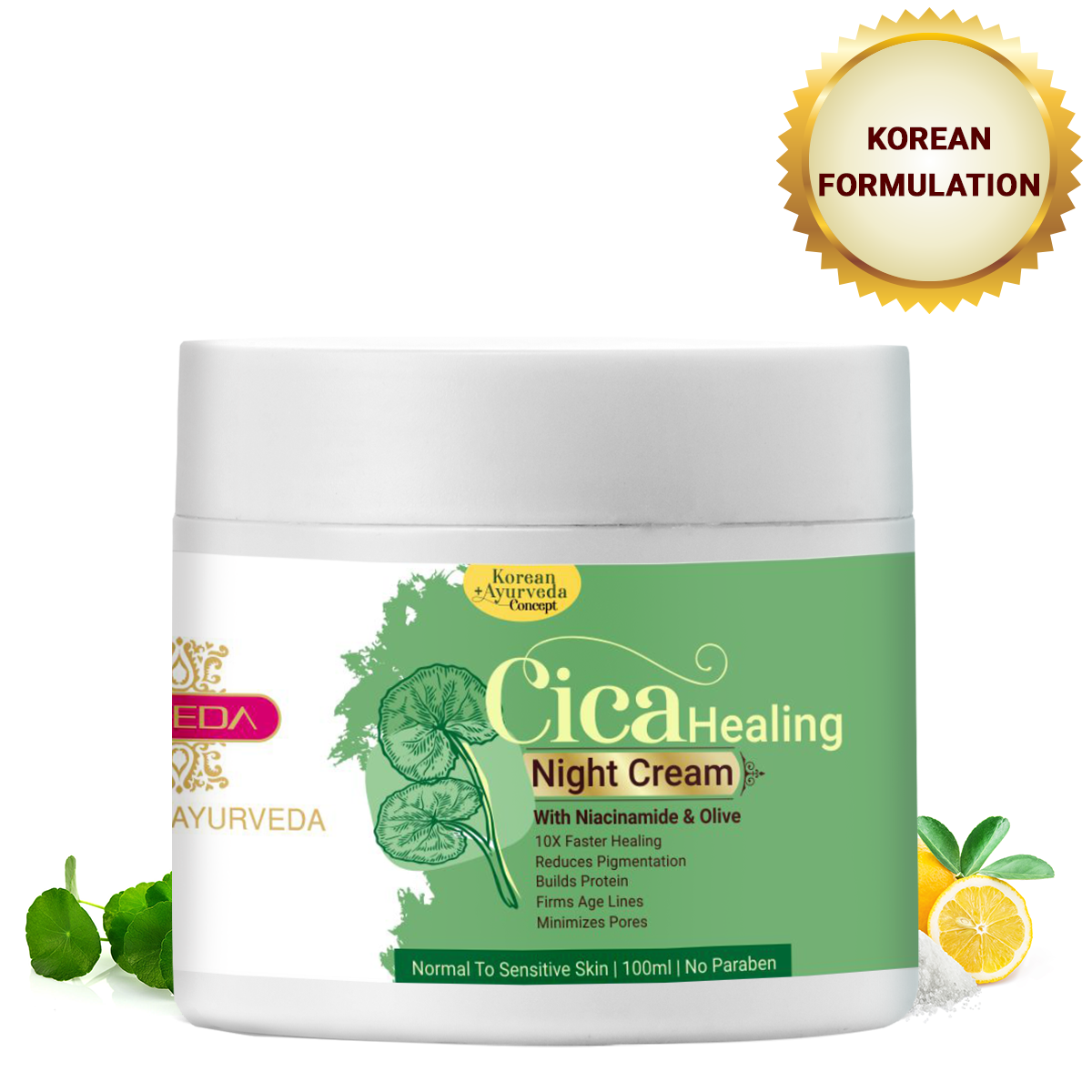 Inveda simple Cica Healing Night Cream