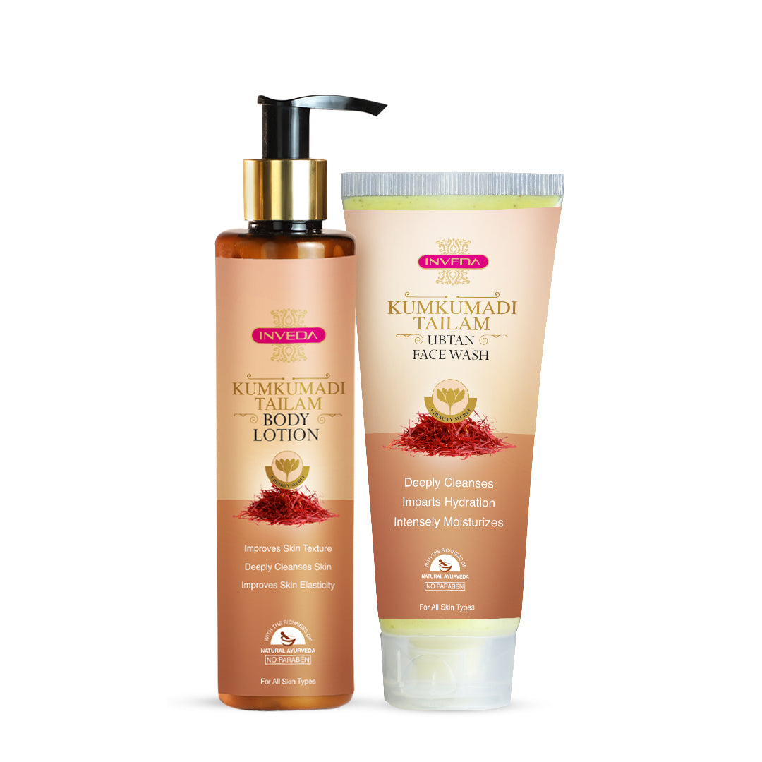 Inveda Kumkumadi Face & Body Care Combo