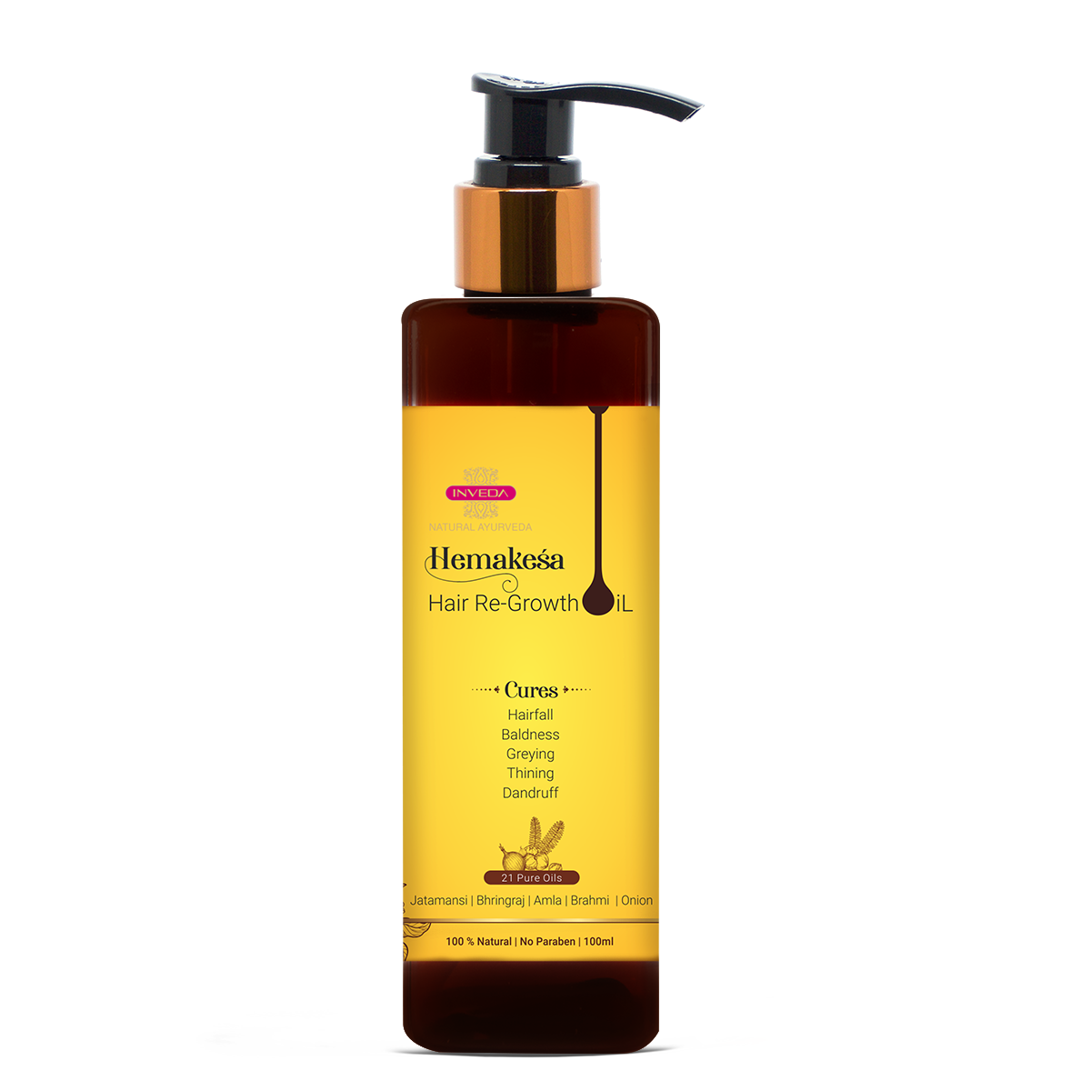 Inveda simple Hemakesa Hair Regrowth Oil