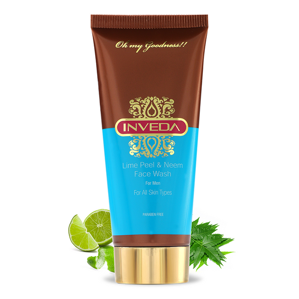 Inveda simple Lime Peel & Neem Face Wash | Anti Acne & Whitening